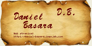 Daniel Basara vizit kartica
